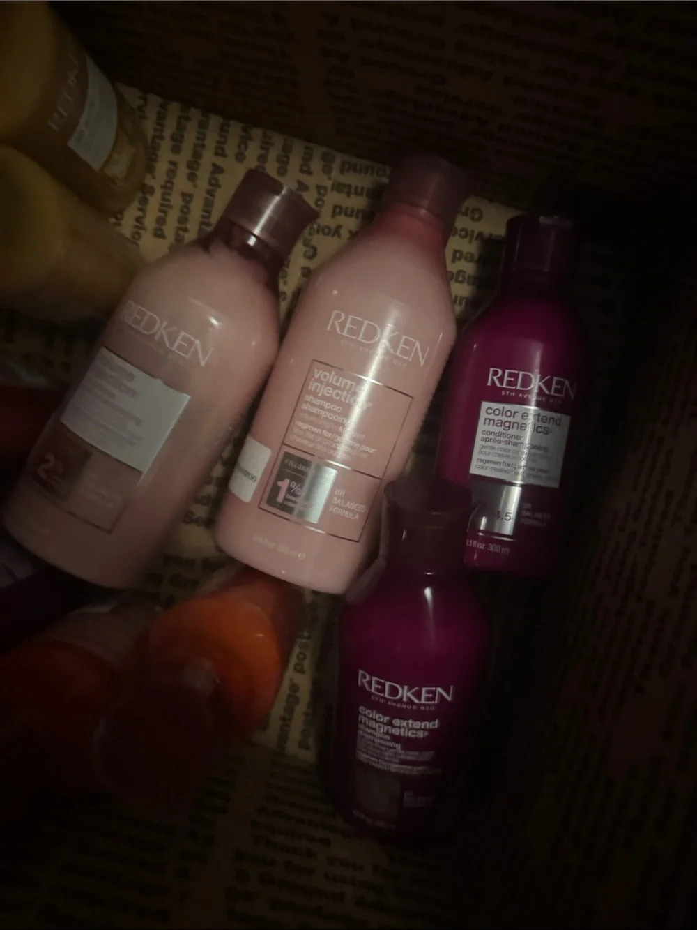 Redken Kids Pink and Magenta Hair Care Bottles Set